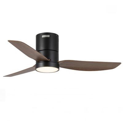 GLOXON 45" DC Ceiling Fan With LED Light 302005 CF3201 LR BLACK WOOD